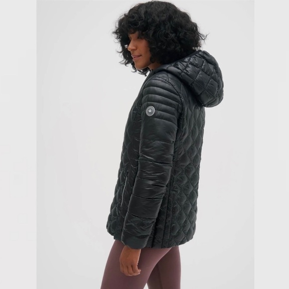 Noize l Black Samira Lightweight Short Length Puffer Hood Jacket Like New! Small - Picture 1 of 11